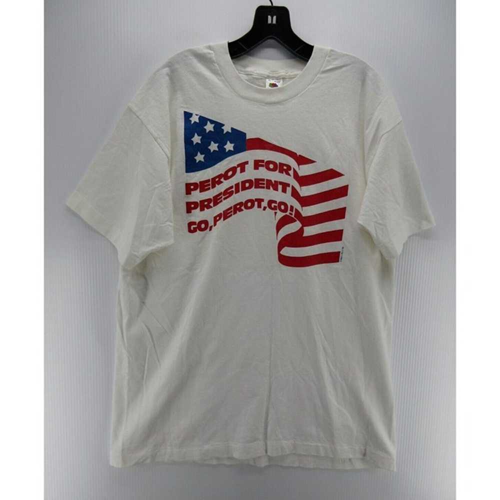 VINTAGE Ross Perot Shirt XL 1992 Presidential Ele… - image 1