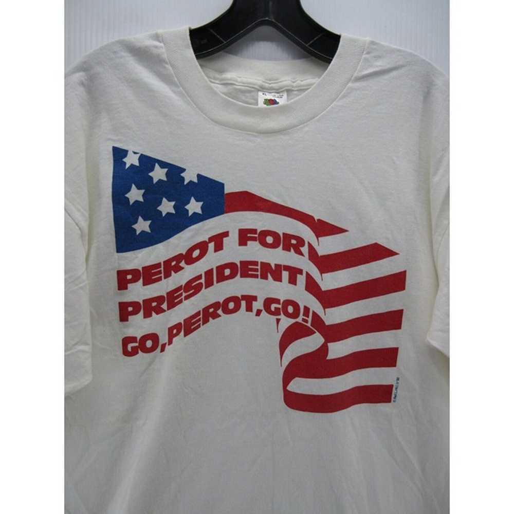 VINTAGE Ross Perot Shirt XL 1992 Presidential Ele… - image 2