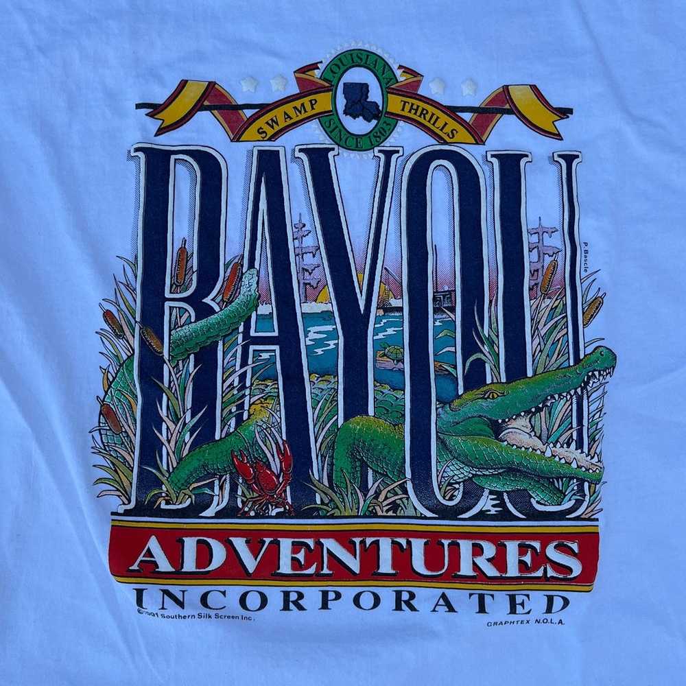 Vintage 1990's New Orleans Bayou Adventures Puff … - image 3