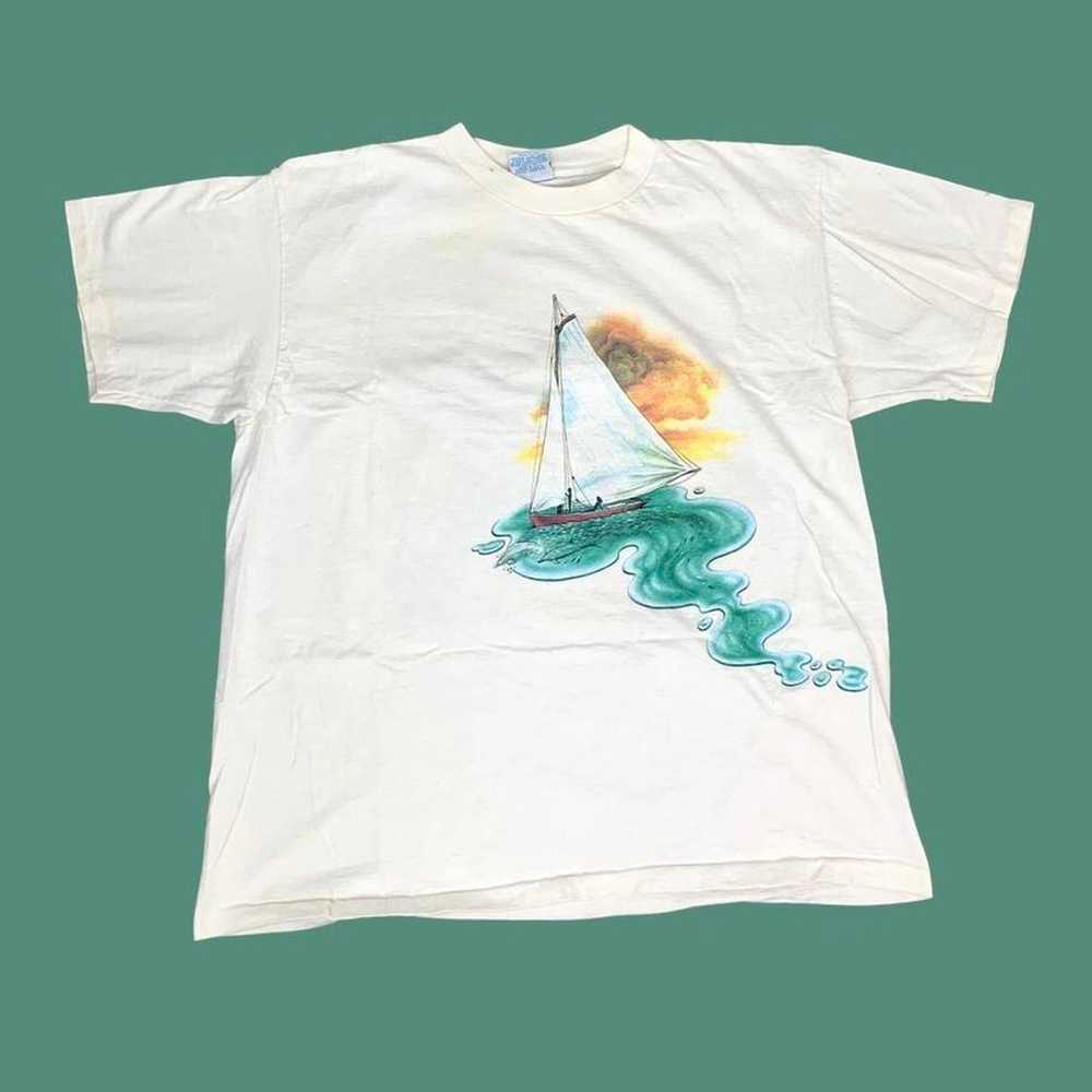 Vintage 90s vacation t-shirt - image 2