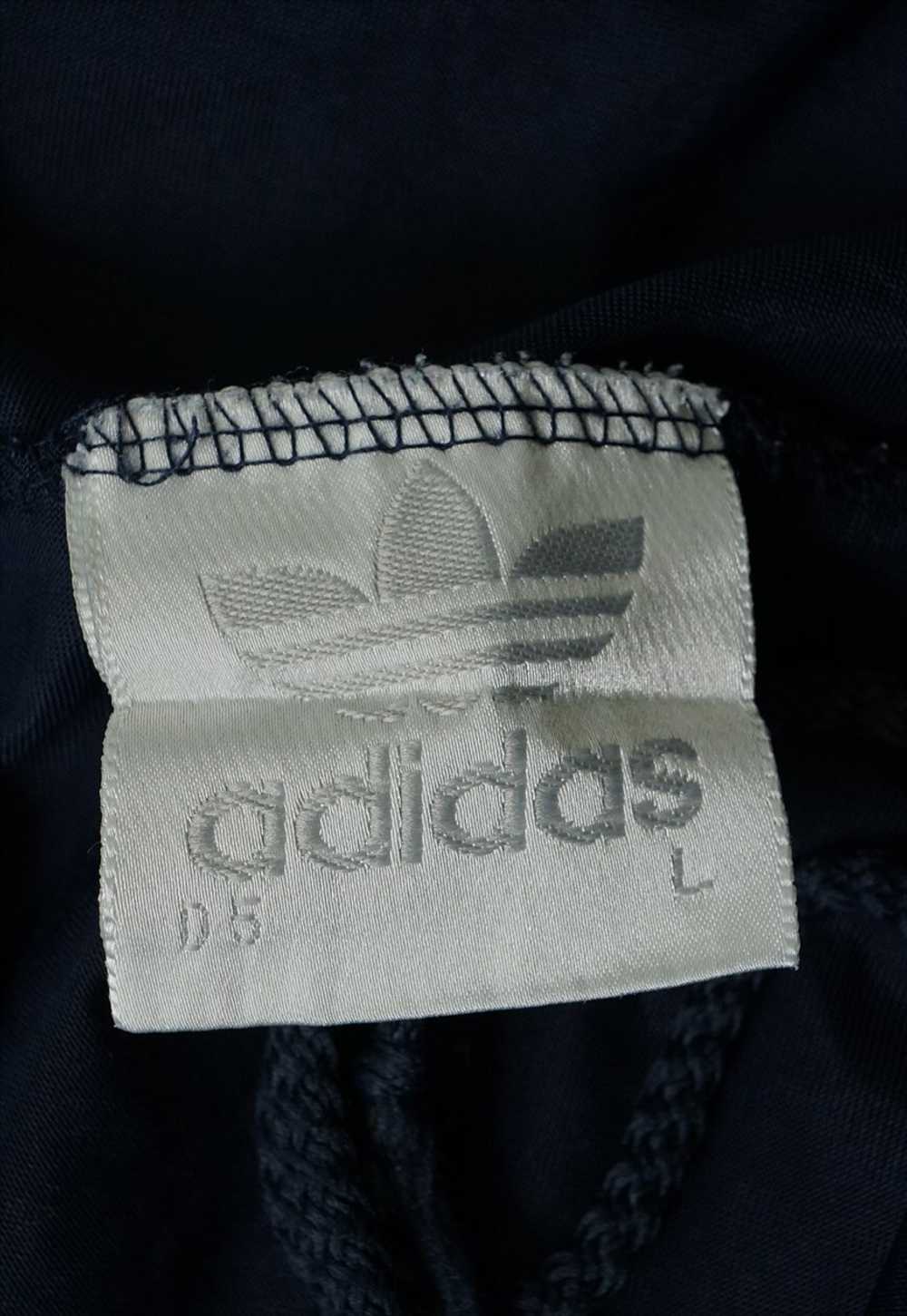 Vintage Adidas 80s Navy Tracksuit Bottoms Womens - image 3