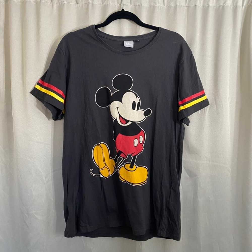 Vintage Cotton On Mickey Striped Shirt - image 1