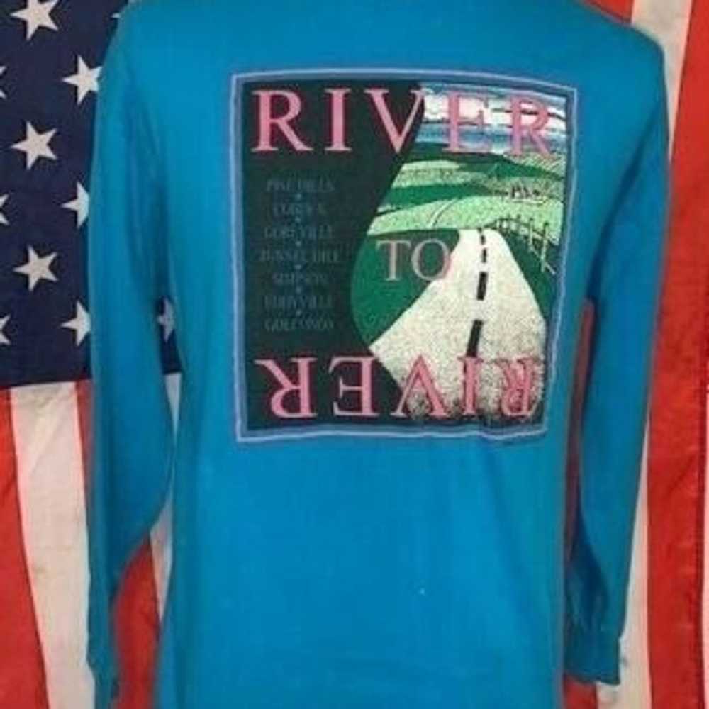 VTG 90s Teejays Illinois River to River Relay L/S… - image 7