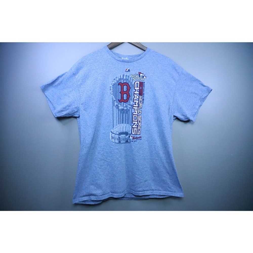 Vintage Boston Red Sox Men's Shirt Gray Size XL 2… - image 1