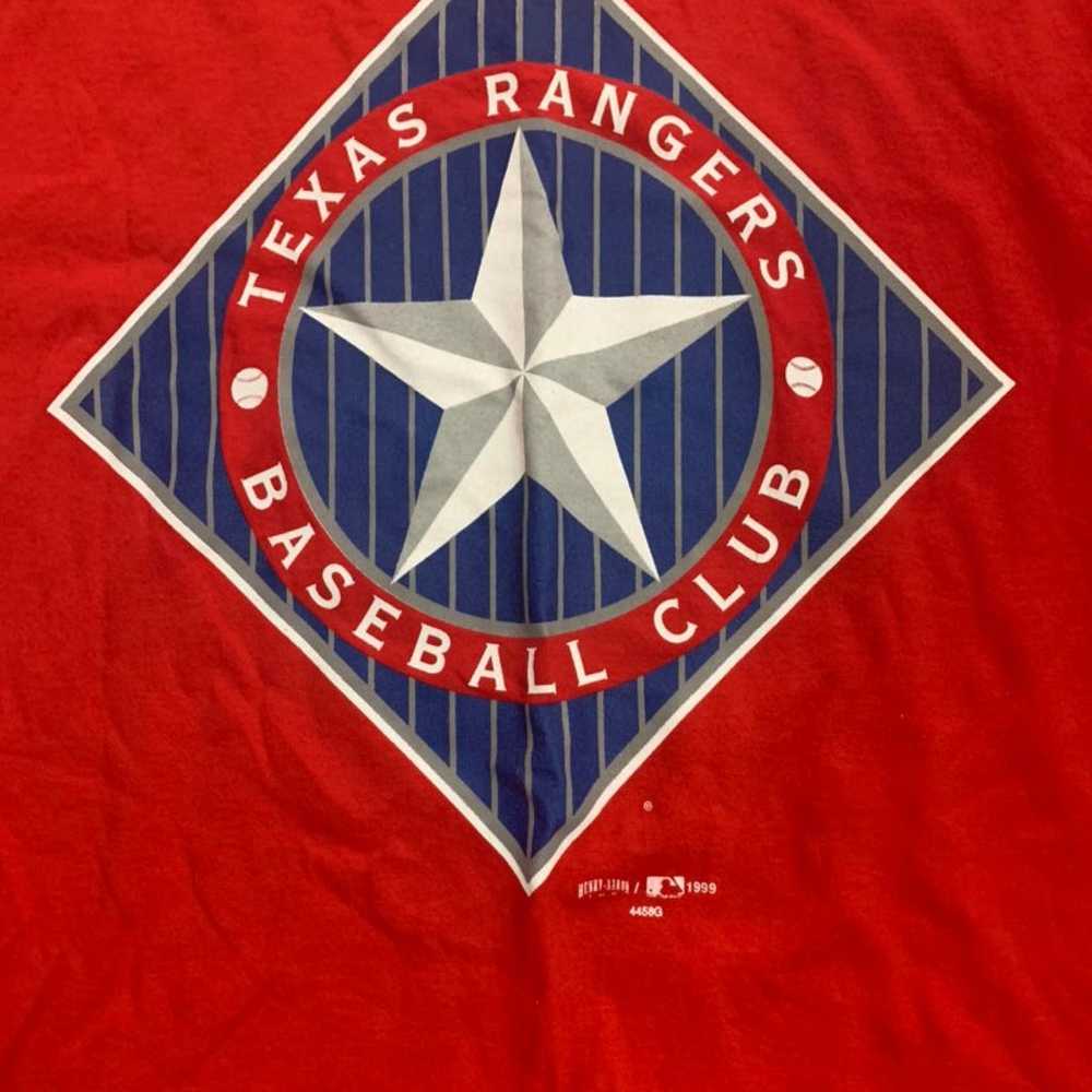 1999 Texas Ranger Logo Shirt - image 2