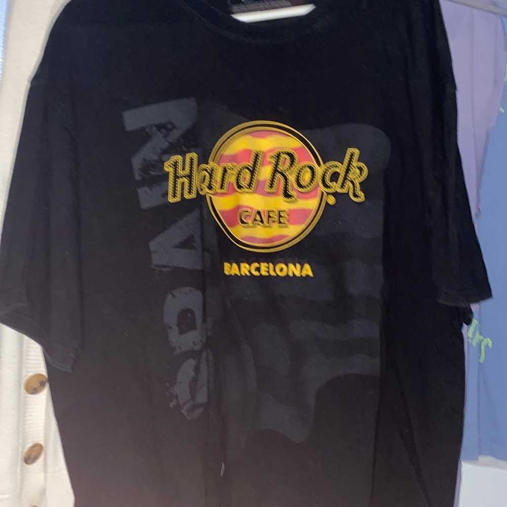 RARE Vintage Hard Rock Cafe Barcelona, Spain T-Sh… - image 1