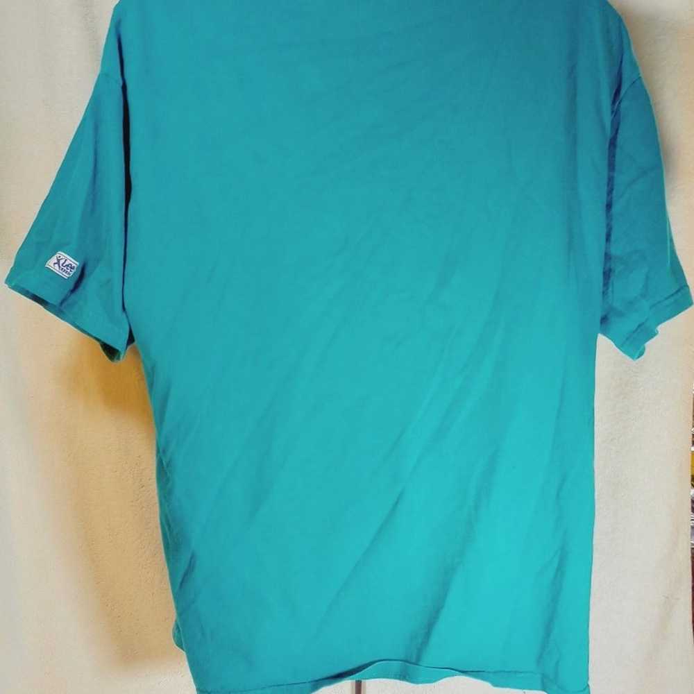 Vintage 90s Miami Dolphins Embroidered Distressed… - image 2