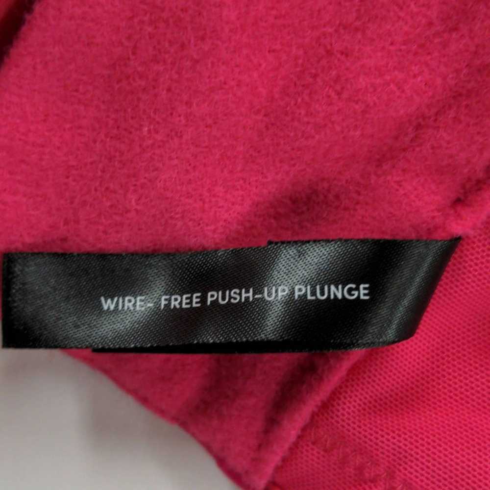 Torrid Pink Wire Free Push Up Plunge Bra Size 44DD - image 7