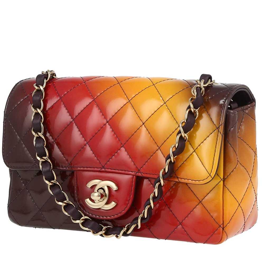 Chanel Mini Timeless shoulder bag in orange, red … - image 1