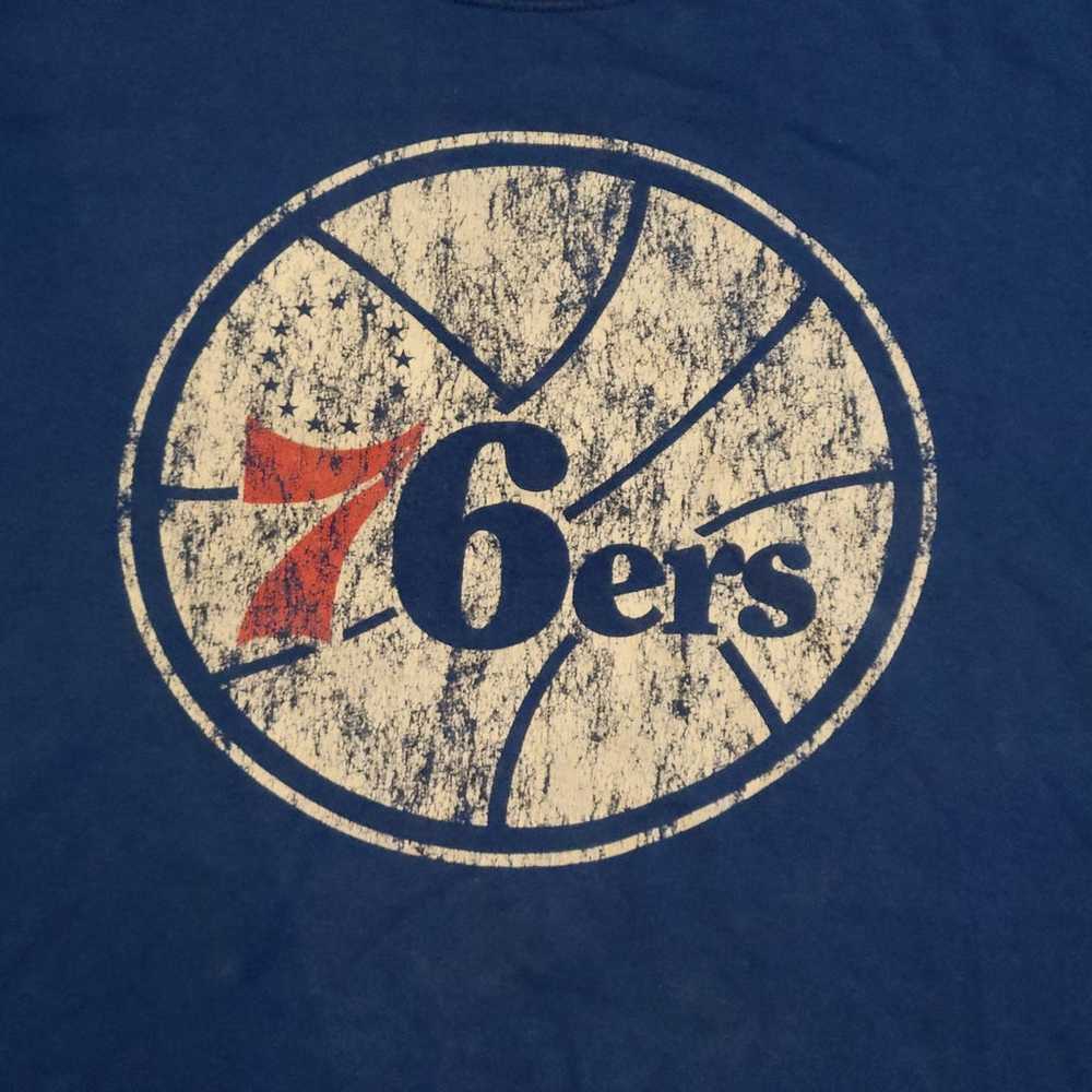 Vintage NBA Philadelphia 76ers Basketball Logo Sp… - image 2