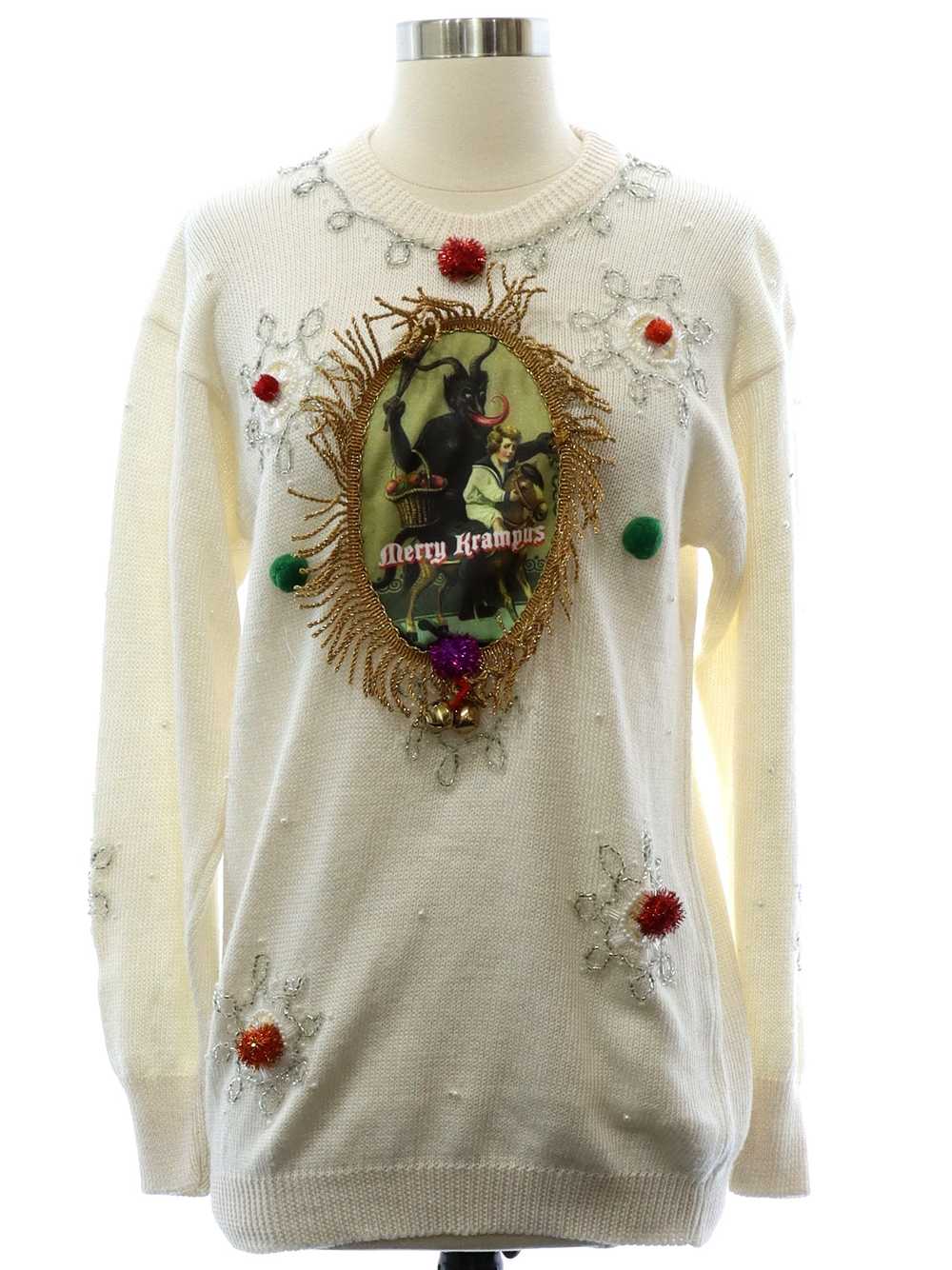 Dana Scott Womens Krampus Ugly Christmas Sweater - image 1