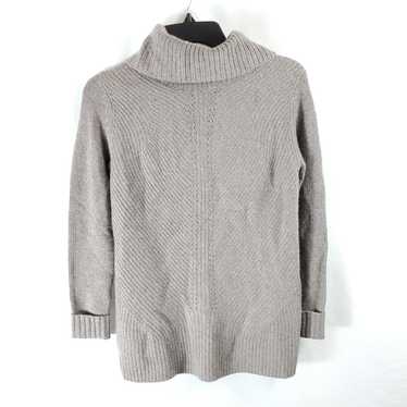 Talbots Women Grey Turtleneck Sweater P NWT - image 1