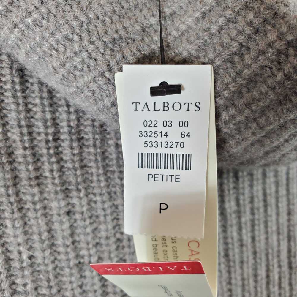 Talbots Women Grey Turtleneck Sweater P NWT - image 3