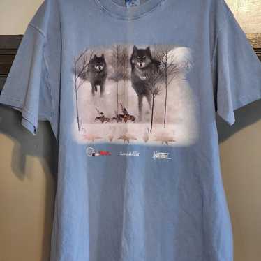 Vintage Wolf Art/Nature T-shirt