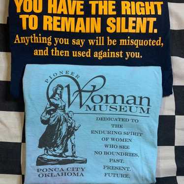 Vintage human rights t shirt bundle - image 1