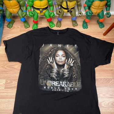 Janet Jackson Unbreakable World Tour Merch t-Shirt