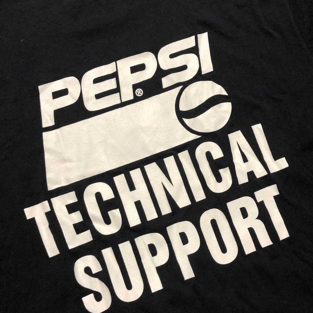 Vintage 90’s Pepsi Technical Support Graphic T-Sh… - image 3