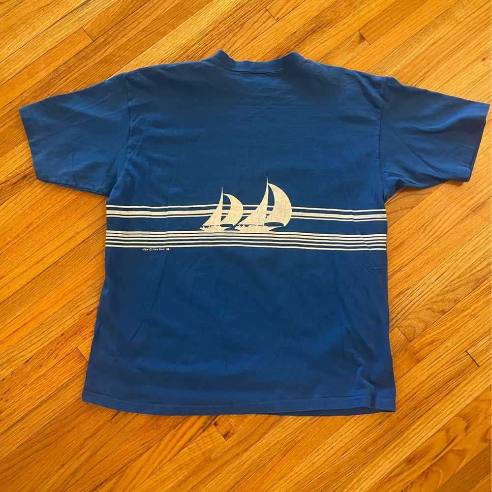 Vintage 80’s Hawaii Crazy Shirts Wrap Around T-Sh… - image 3