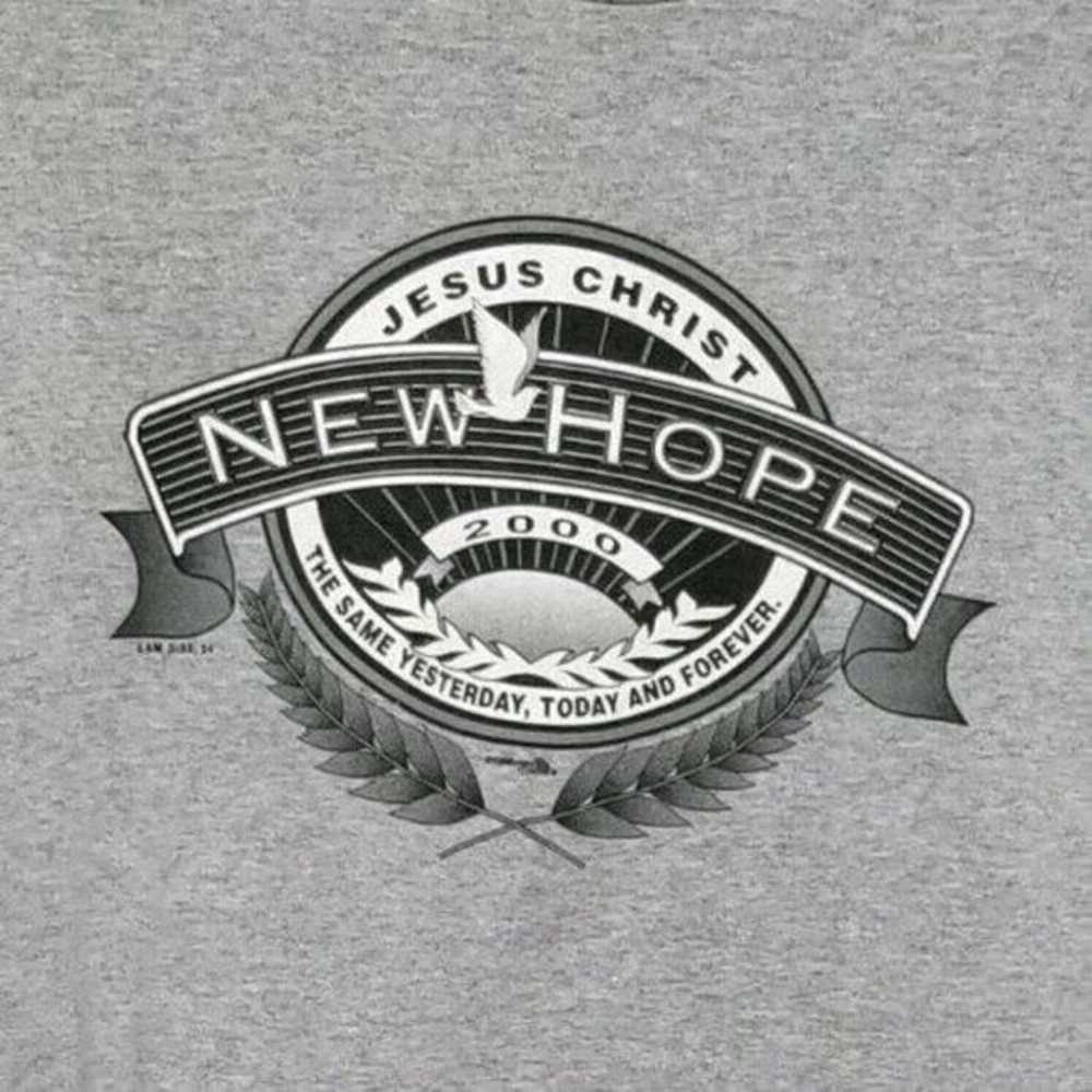 Vintage T Shirt New Hope 2000 Jesus - image 2
