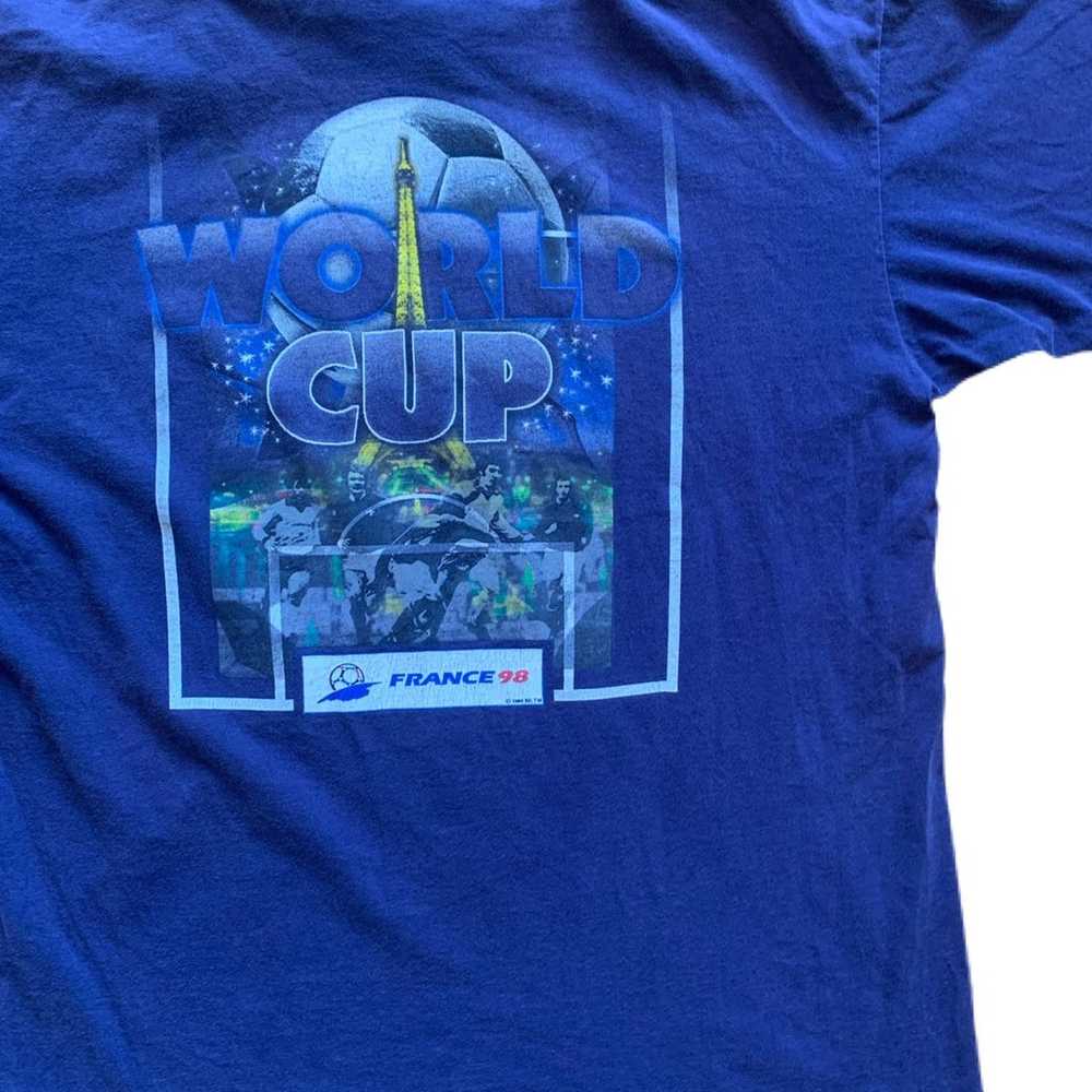 Vintage 90s France World Cup T Shirt XL - image 1