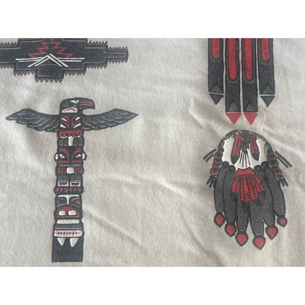 Vintage  Rare 1992 Texas Native American Graphic … - image 10
