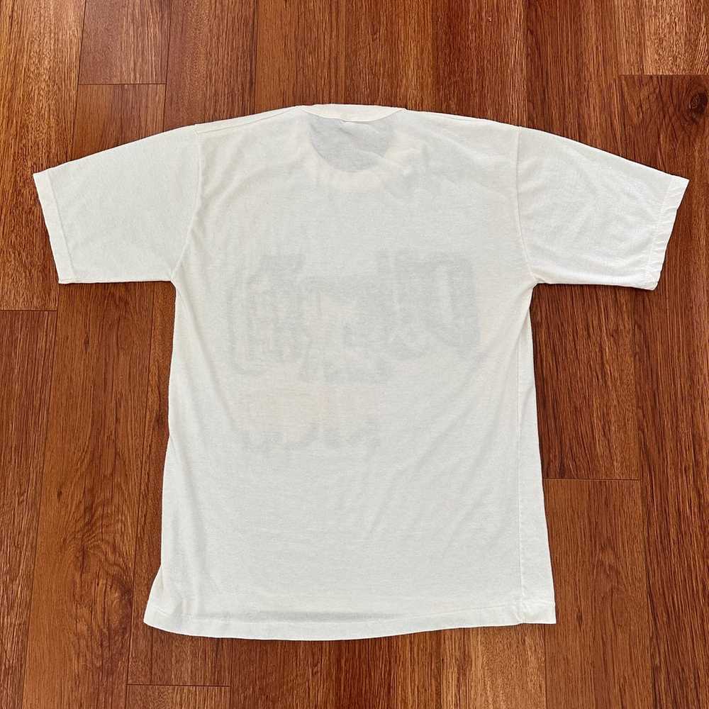 Vintage XL White Puerto Rico Graphic T Shirt Bott… - image 6