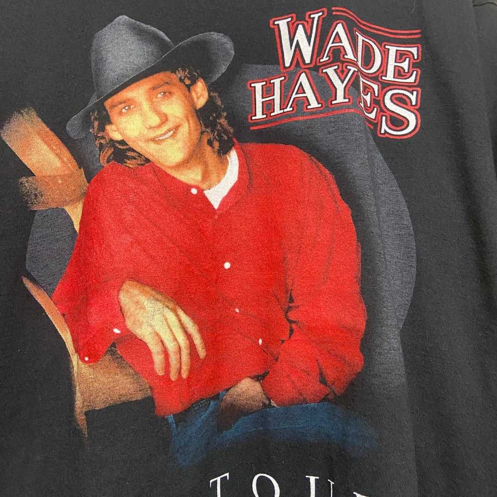 Vintage wade hayes country band tee 1997 vtg sing… - image 4