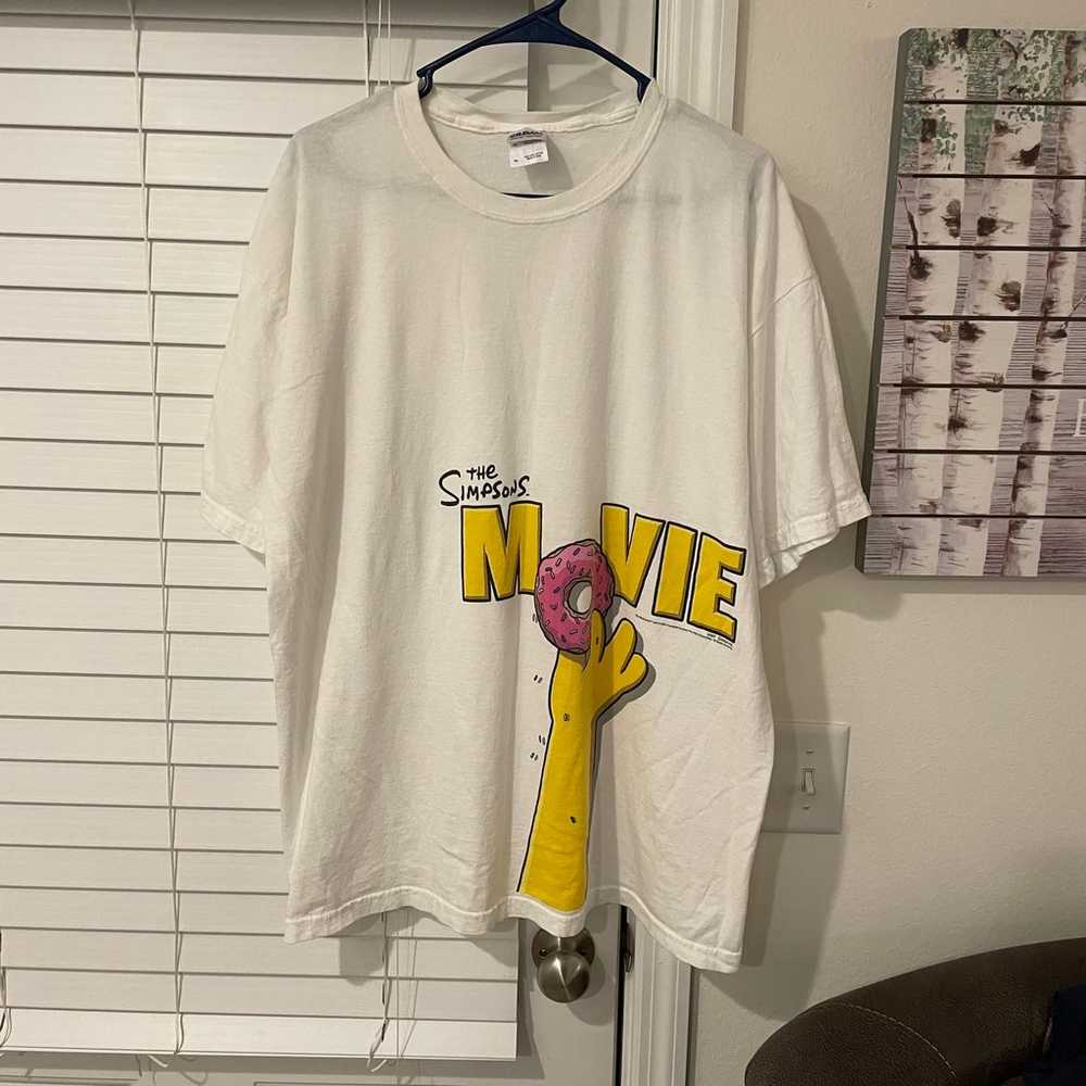 Vintage The Simpsons Movie Promo Shirt - image 1