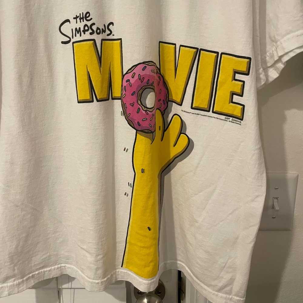 Vintage The Simpsons Movie Promo Shirt - image 2