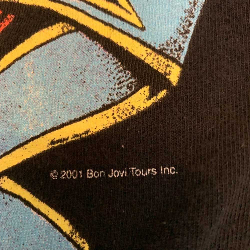 Vintage Bon Jovi Heart Shirt - image 5