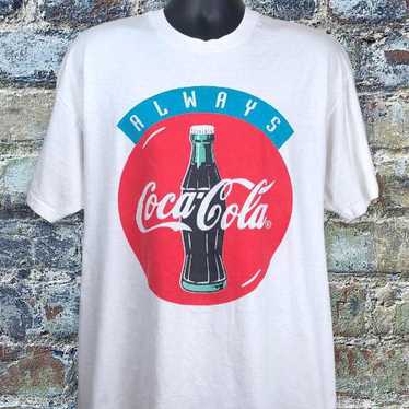 Vintage Hanes Heavyweight Always Coca-Cola Soda P… - image 1