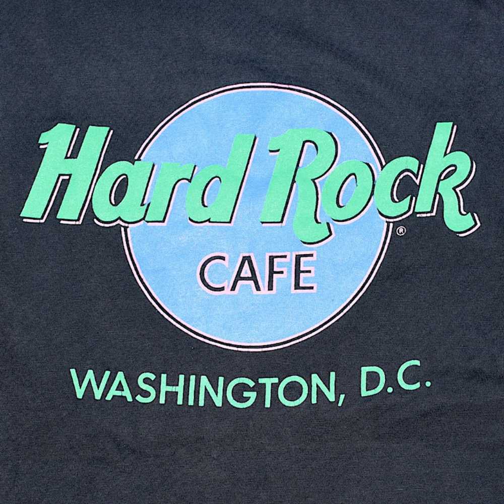 Vintage 90s Hard Rock Café Washington, D.C., T-Sh… - image 2