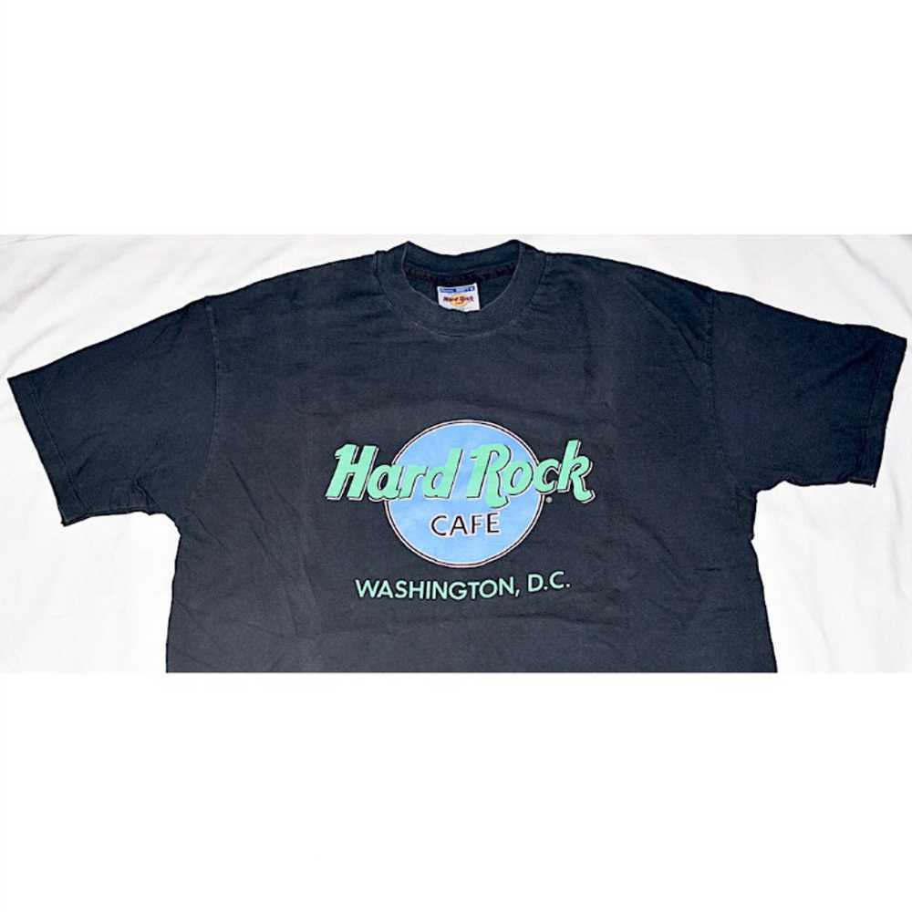 Vintage 90s Hard Rock Café Washington, D.C., T-Sh… - image 3