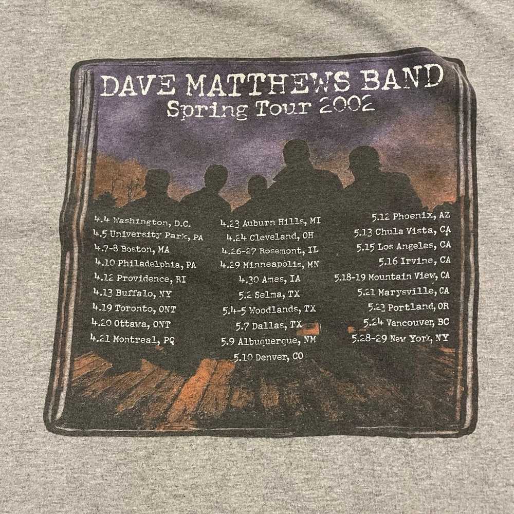 Vintage 2002 Dave Matthews Band Tour T-shirt - image 3