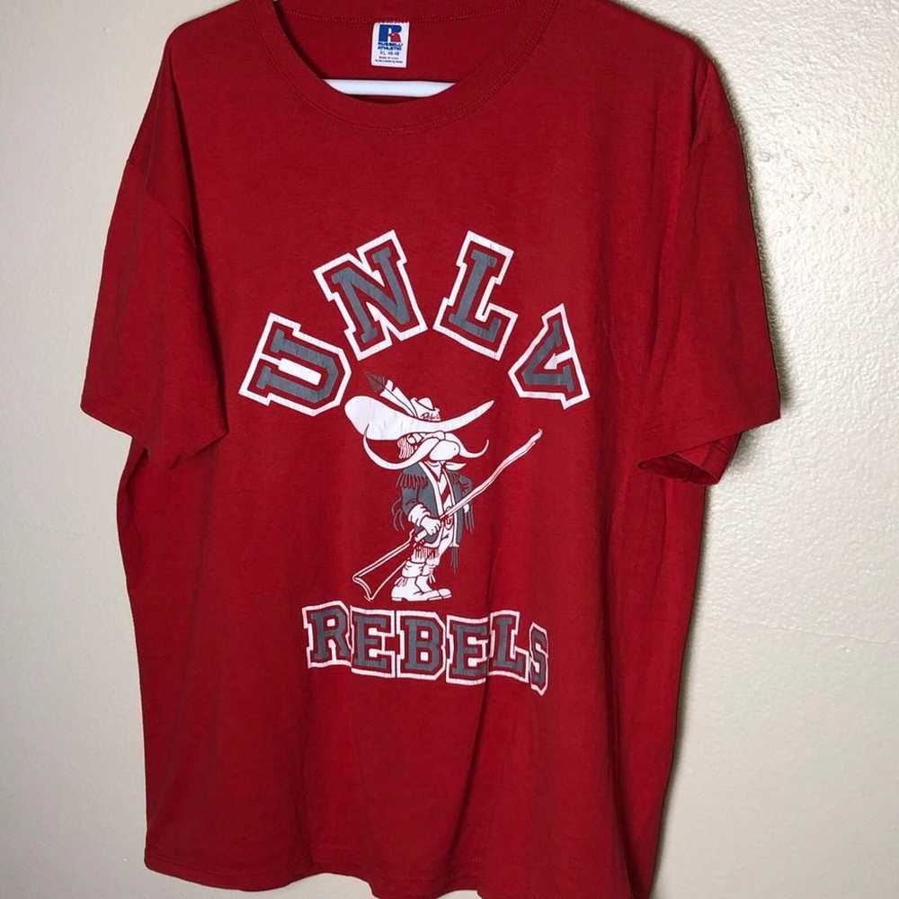 VTG UNLV Running Rebels Shirt Las Vegas Size XL - image 1