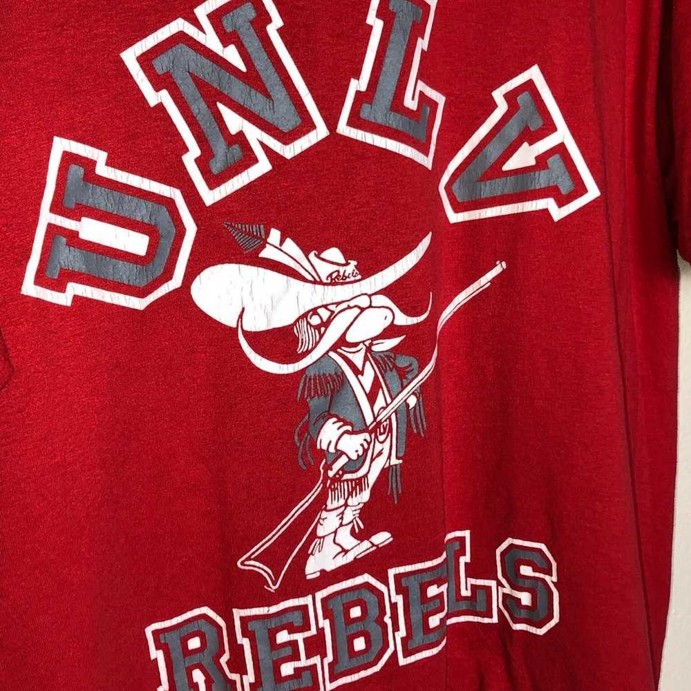 VTG UNLV Running Rebels Shirt Las Vegas Size XL - image 3