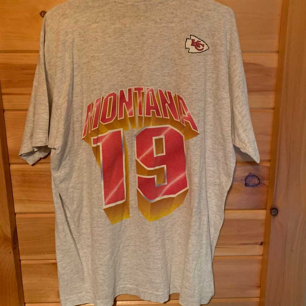 Vintage Chiefs Joe Montana player shirt - image 2