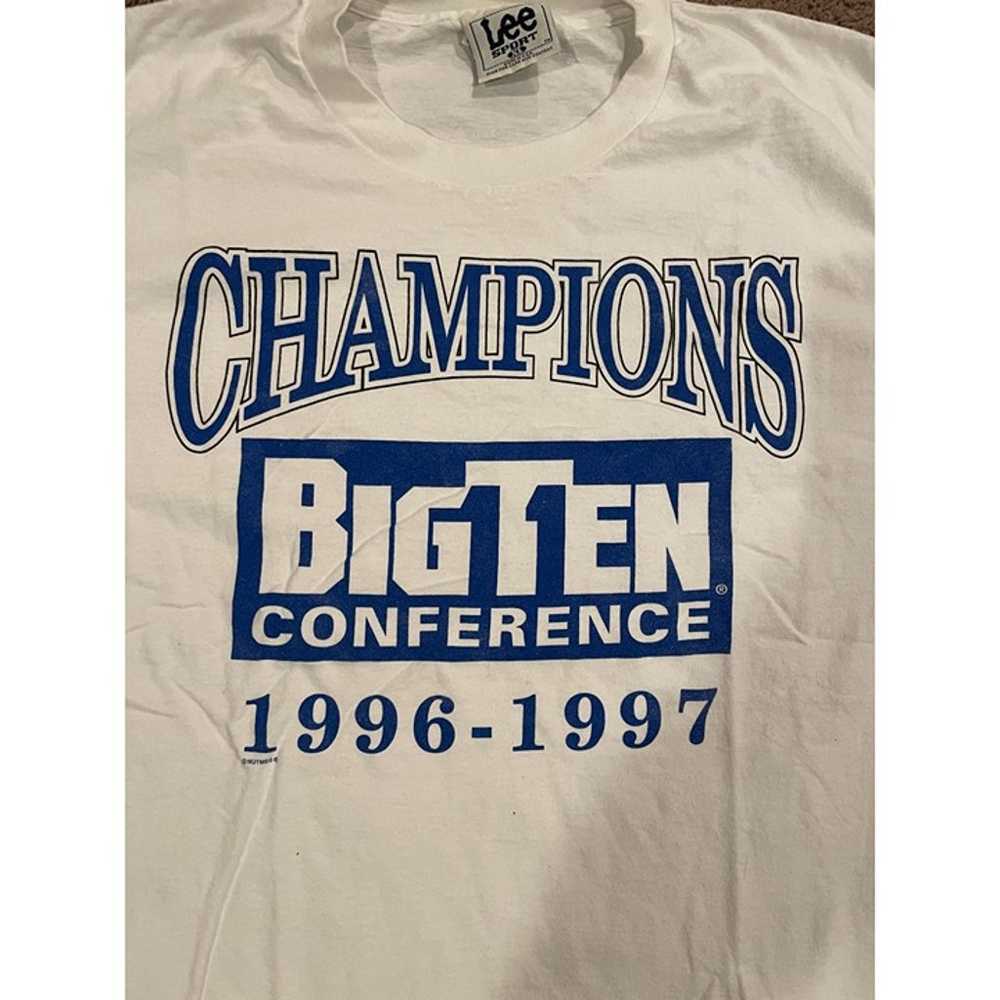 Vintage Rare Big Ten Conference 1997 Champs Shirt… - image 2