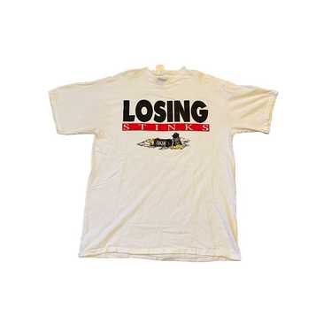 Vintage Rare Losing Stinks Nike Sneaker T Shirt X… - image 1