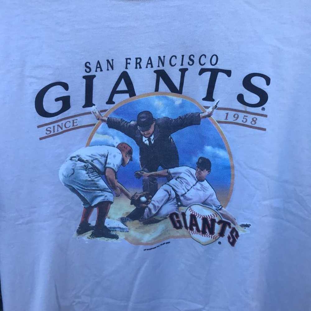 Vintage 90s lee sport Giants tee - image 2