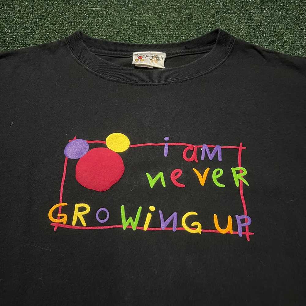 Vintage Walt Disney Mickey “I Am Never Growing Up… - image 2