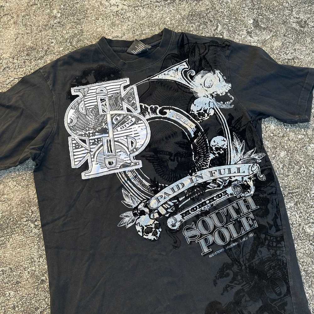 Vintage Y2K Tshirt Southpole Rap Hip Hop size XL - image 2