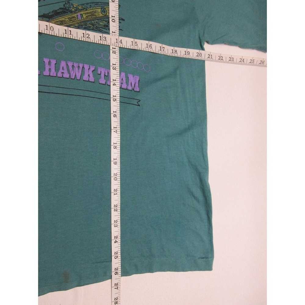 Vintage single stitch World Record Time Sea Hawks… - image 10