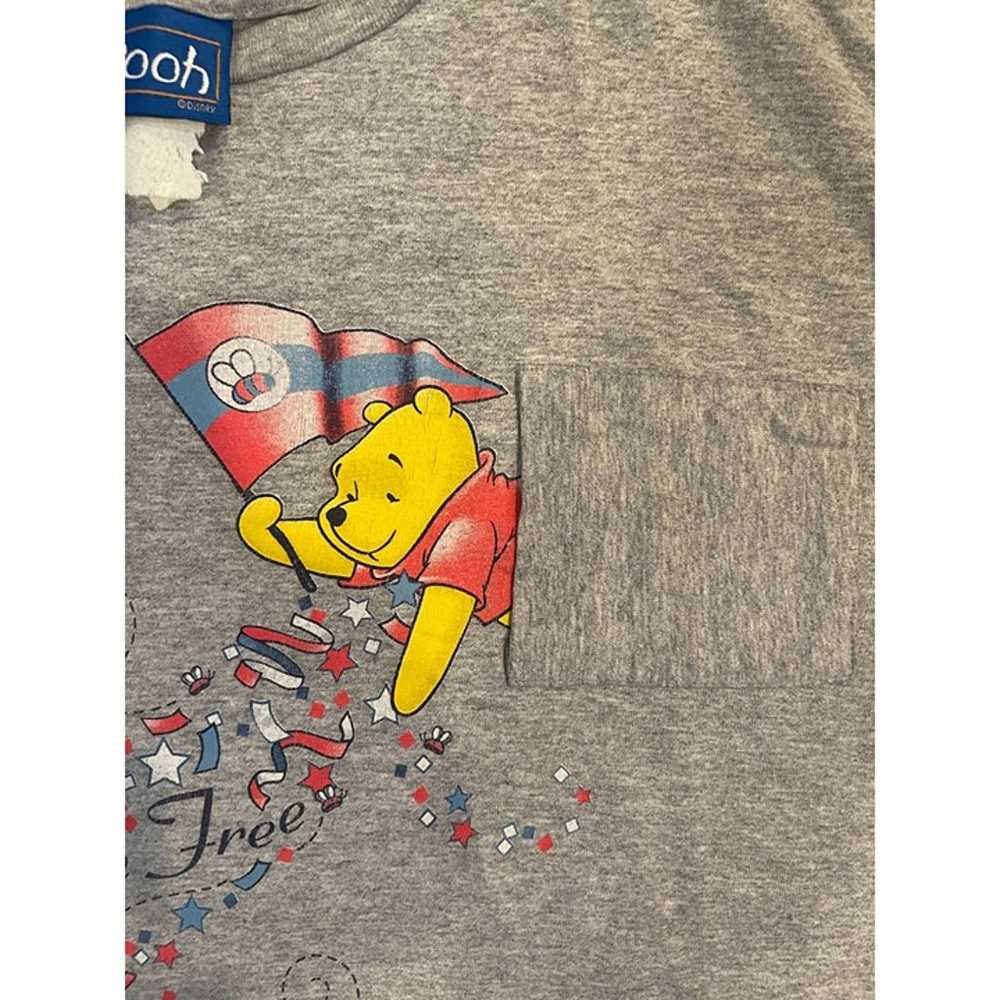 Vintage Rare Winnie the Pooh 90s Shirt bee free t… - image 3