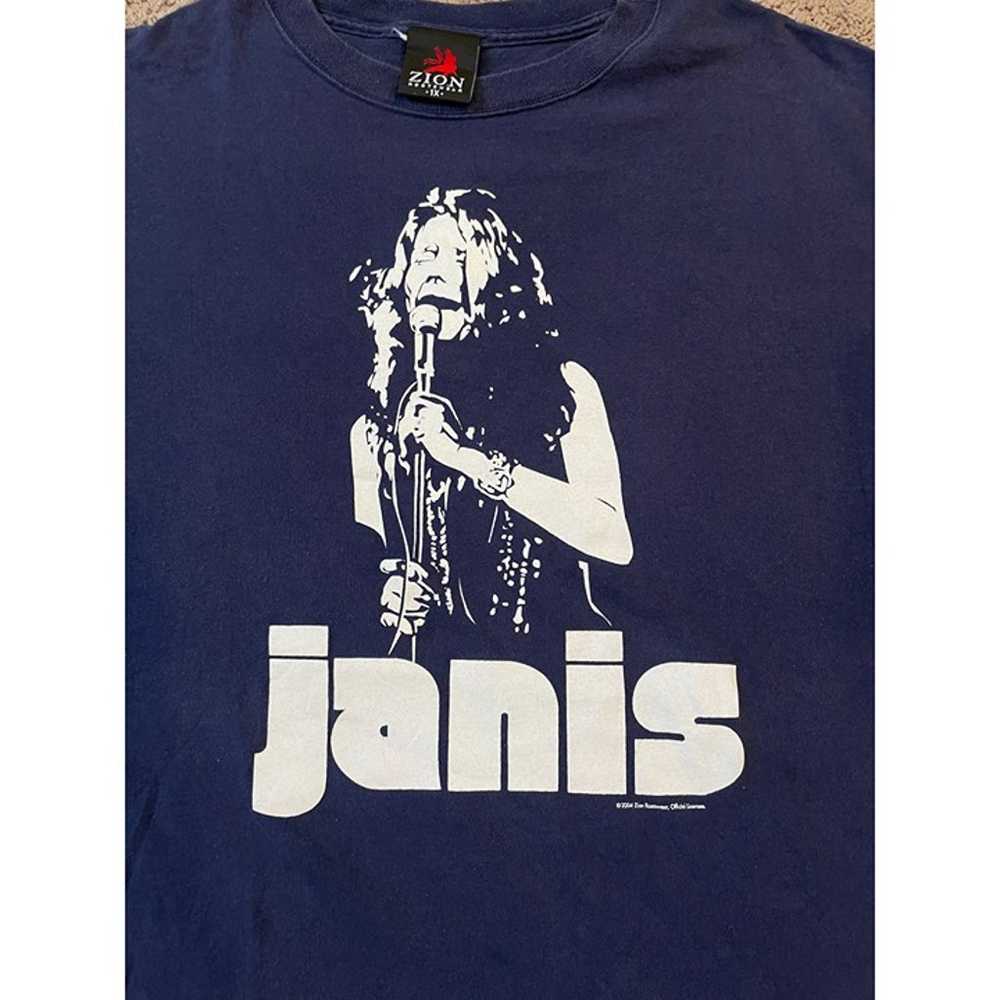 Vintage Rare Janis Joplin T Shirt XL 2004 Y2K Sin… - image 2