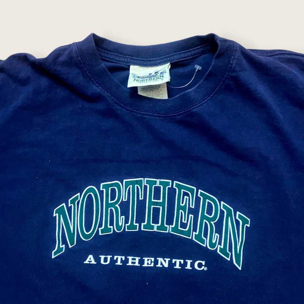Vintage Northern Reflections Blue tee/XL - image 2