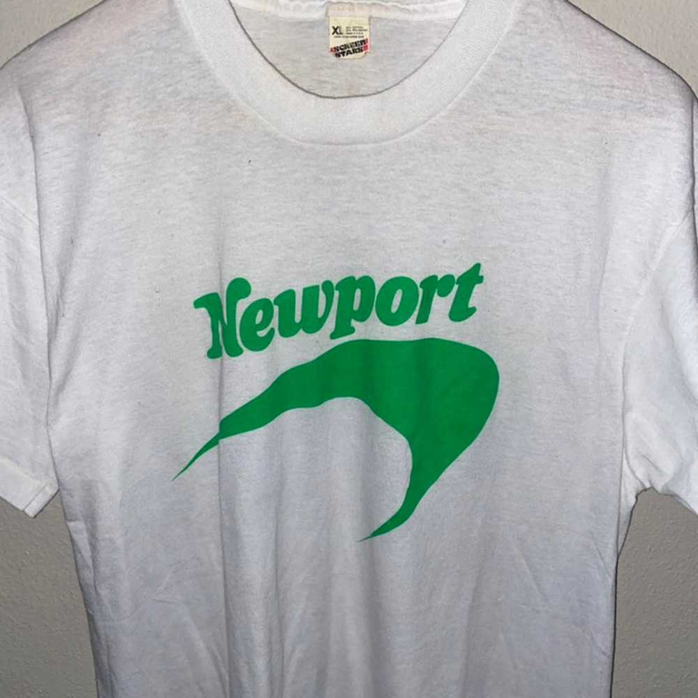 Vintage Newport 90s Spell Out Logo T-Shirt - image 4