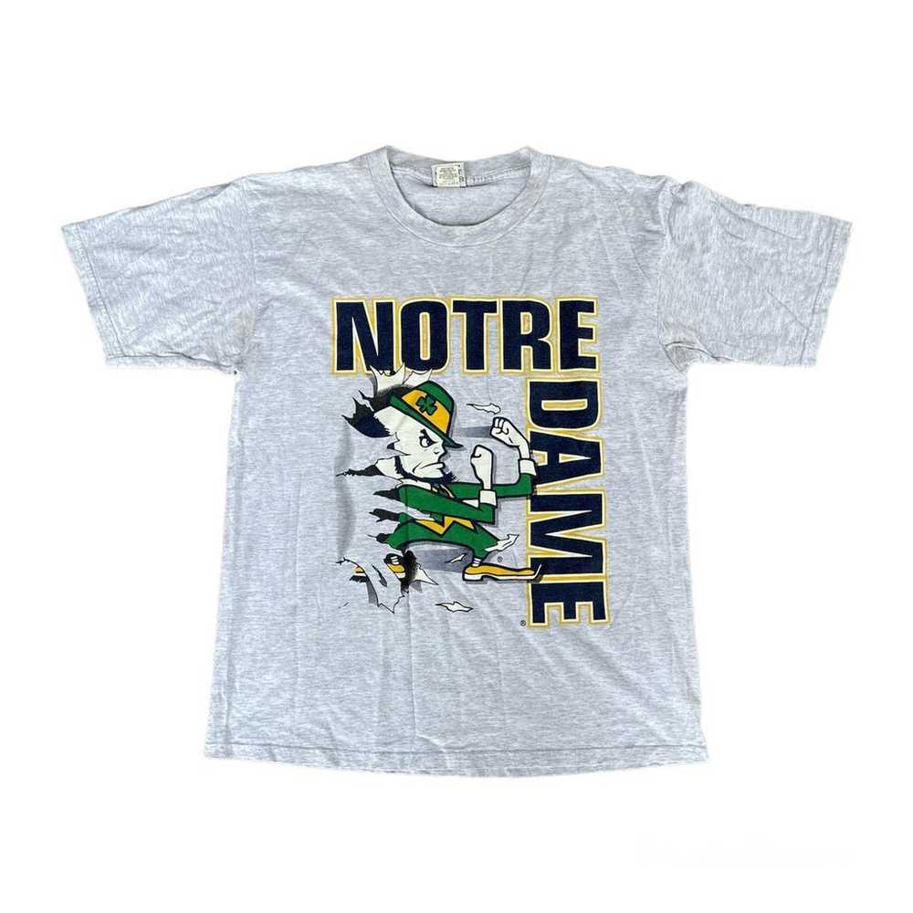 Vintage 90s Nutmeg Notre Dame Fighting Irish coll… - image 1