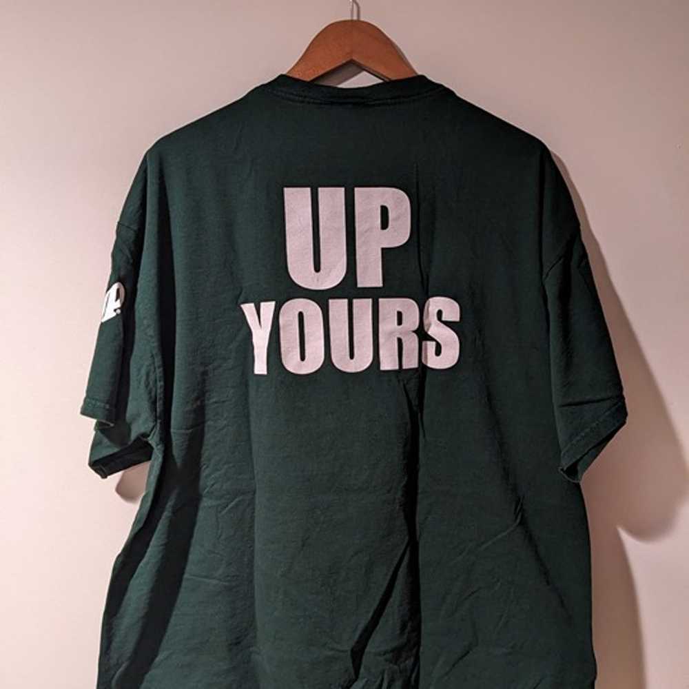 Vintage 90s 7up Soda Up Yours Green X-Large T-Shi… - image 1