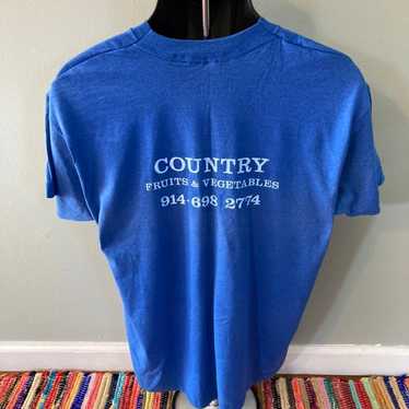 80s Country Fruit and Vegetable Shirt